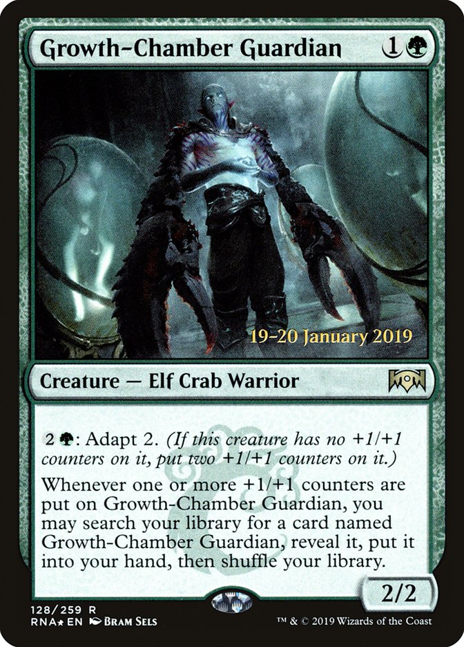 Growth-Chamber Guardian [Ravnica Allegiance Prerelease Promos] | Good Games Cannington