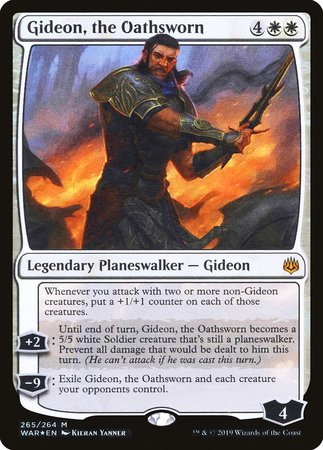 Gideon, the Oathsworn [War of the Spark] | Good Games Cannington