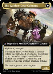 Tetzin, Gnome Champion // The Golden-Gear Colossus (Extended Art) [The Lost Caverns of Ixalan Commander] | Good Games Cannington