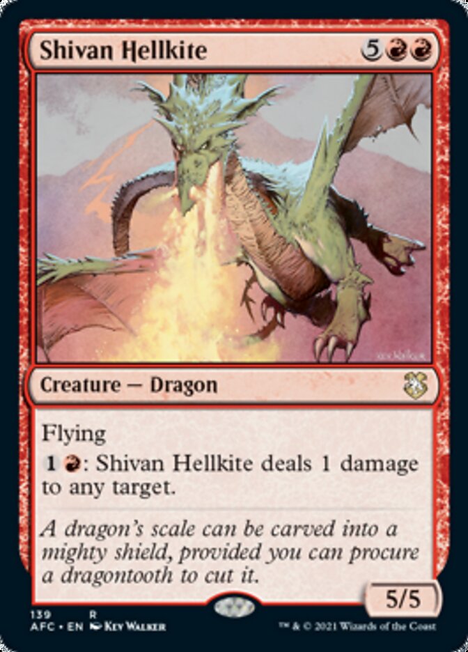 Shivan Hellkite [Dungeons & Dragons: Adventures in the Forgotten Realms Commander] | Good Games Cannington