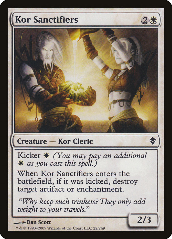 Kor Sanctifiers [Zendikar] | Good Games Cannington