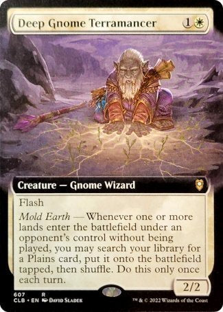 Deep Gnome Terramancer (Extended Art) [Commander Legends: Battle for Baldur's Gate] | Good Games Cannington