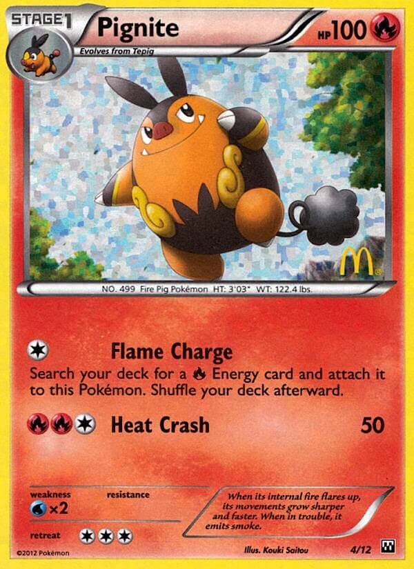 Pignite (4/12) [McDonald's Promos: 2012 Collection] | Good Games Cannington