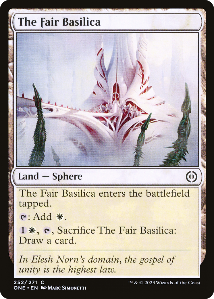 The Fair Basilica [Phyrexia: All Will Be One] | Good Games Cannington
