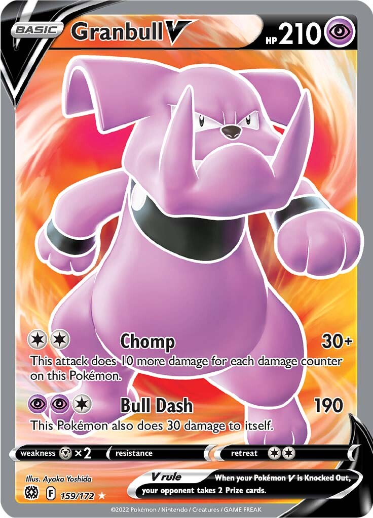 Granbull V (159/172) [Sword & Shield: Brilliant Stars] | Good Games Cannington