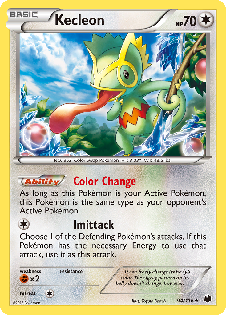 Kecleon (94/116) [Black & White: Plasma Freeze] | Good Games Cannington
