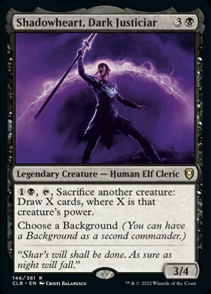 Shadowheart, Dark Justiciar [Commander Legends: Battle for Baldur's Gate] | Good Games Cannington
