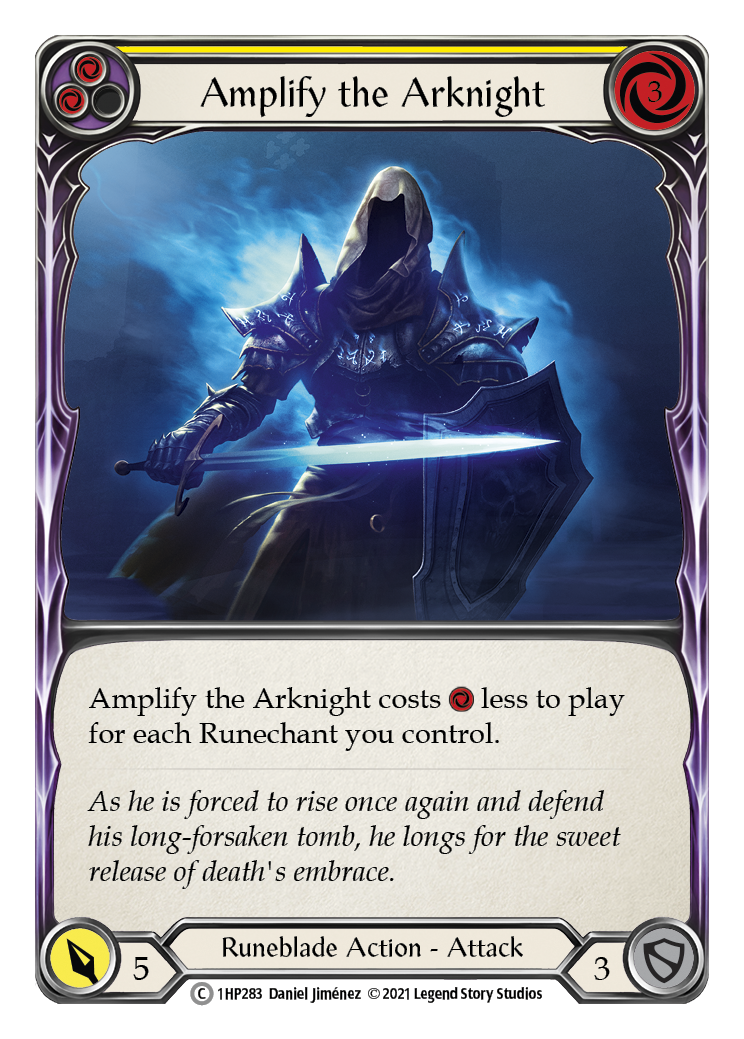 Amplify the Arknight (Yellow) [1HP283] | Good Games Cannington