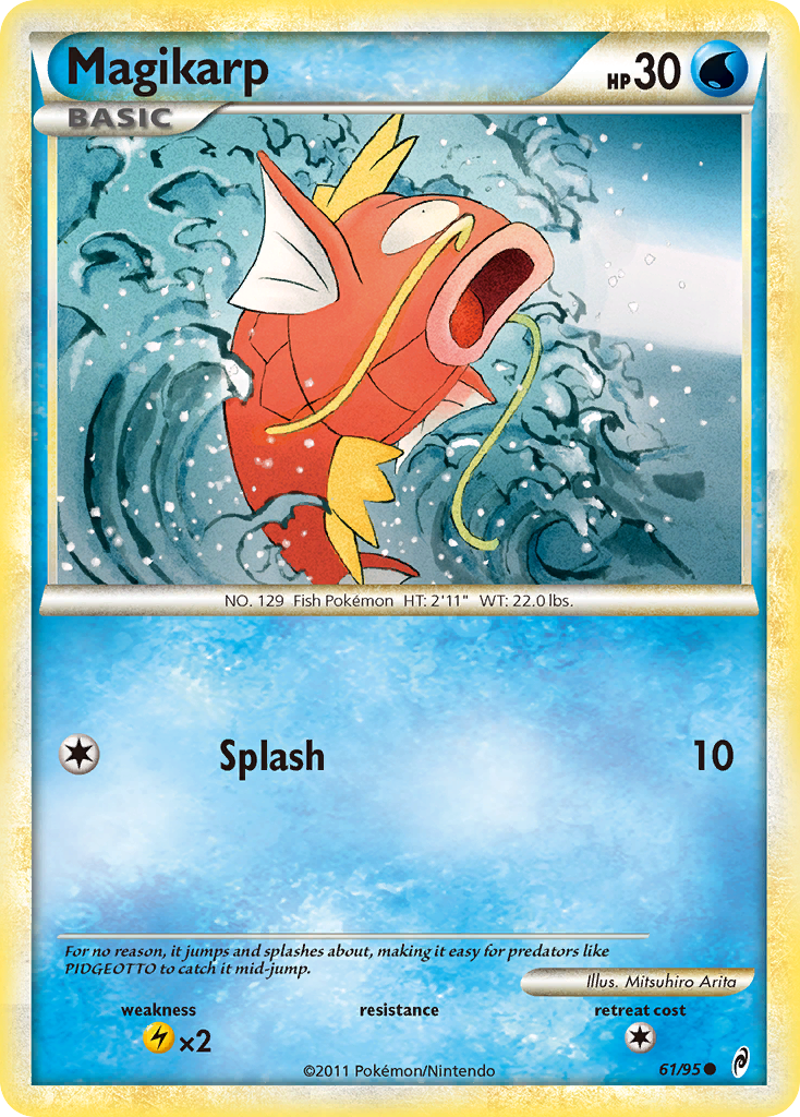Magikarp (61/95) [HeartGold & SoulSilver: Call of Legends] | Good Games Cannington