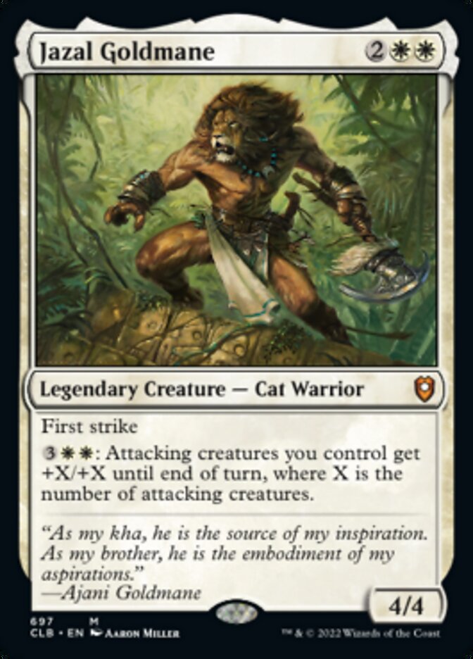 Jazal Goldmane [Commander Legends: Battle for Baldur's Gate] | Good Games Cannington