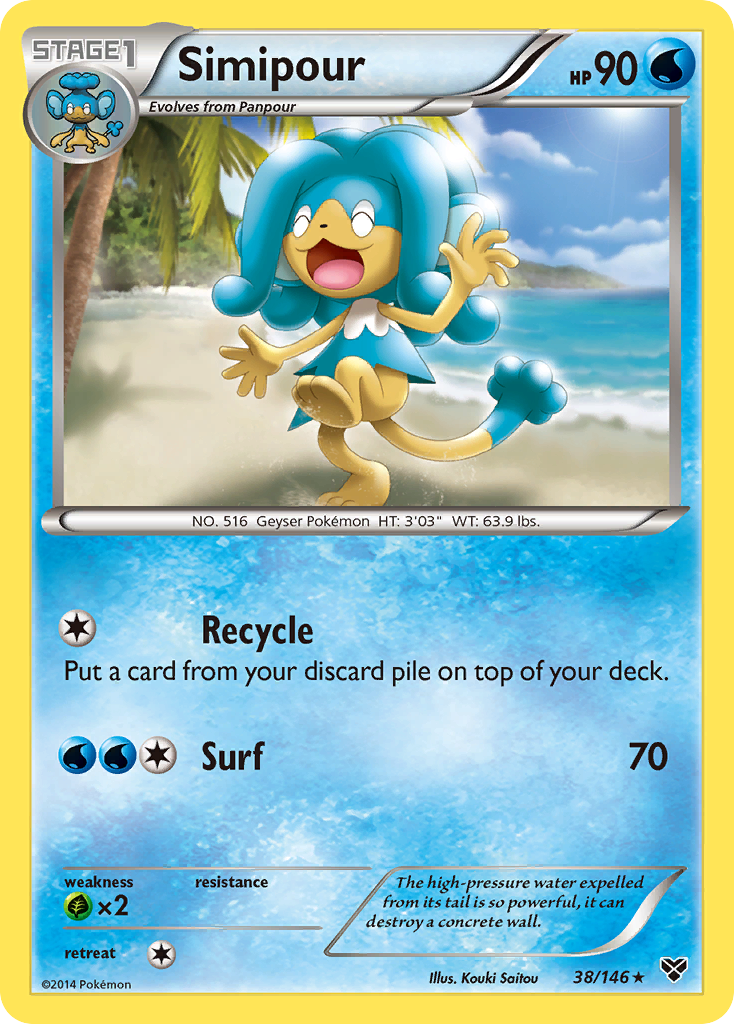 Simipour (38/146) [XY: Base Set] | Good Games Cannington