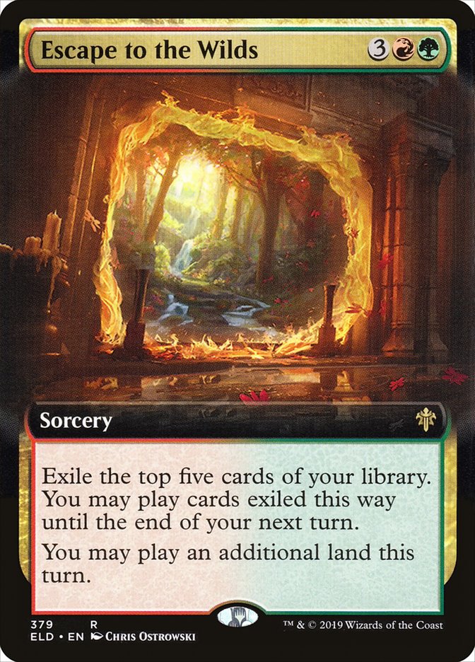 Escape to the Wilds (Extended Art) [Throne of Eldraine] | Good Games Cannington