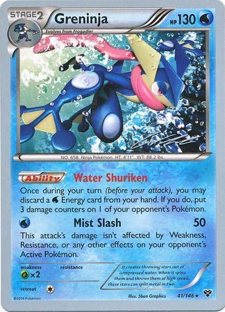 Greninja (41/146) (Ninja Blitz - Cody Walinski) [World Championships 2016] | Good Games Cannington