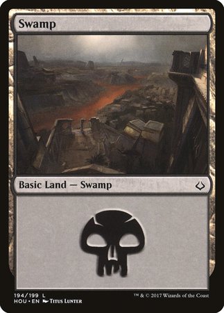 Swamp (194) [Hour of Devastation] | Good Games Cannington