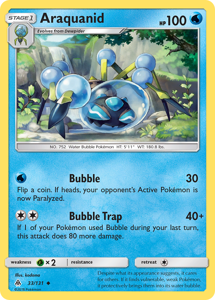 Araquanid (33/131) [Sun & Moon: Forbidden Light] | Good Games Cannington
