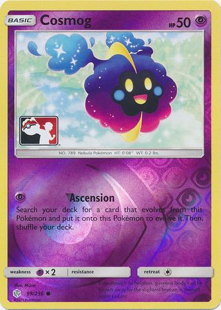 Cosmog (99/236) (Pokemon Club Special Print) [Sun & Moon: Cosmic Eclipse] | Good Games Cannington