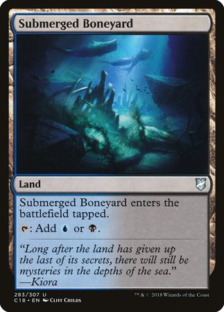 Submerged Boneyard [Commander 2018] | Good Games Cannington