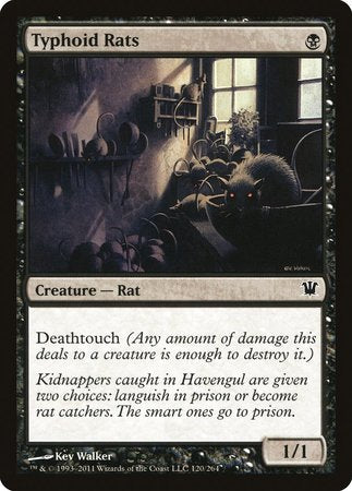 Typhoid Rats [Innistrad] | Good Games Cannington
