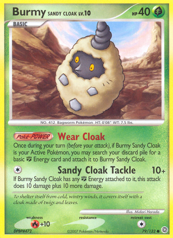 Burmy Sandy Cloak (79/132) [Diamond & Pearl: Secret Wonders] | Good Games Cannington