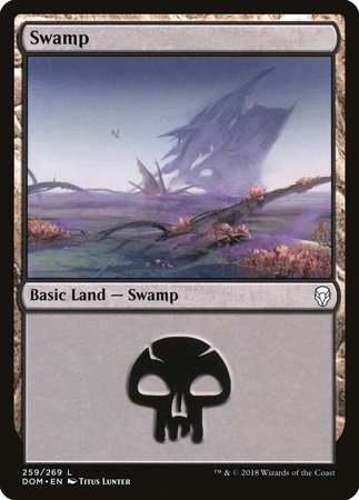 Swamp (259) [Dominaria] | Good Games Cannington