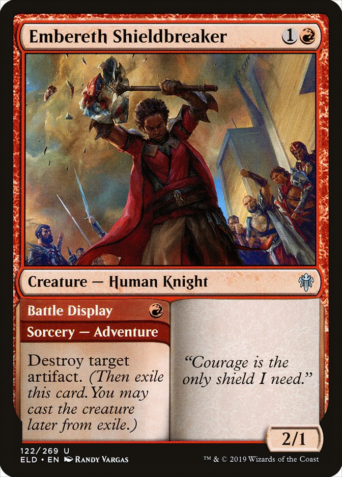 Embereth Shieldbreaker // Battle Display [Throne of Eldraine] | Good Games Cannington