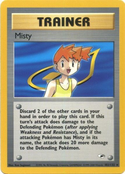 Misty (102/132) [Gym Heroes Unlimited] | Good Games Cannington