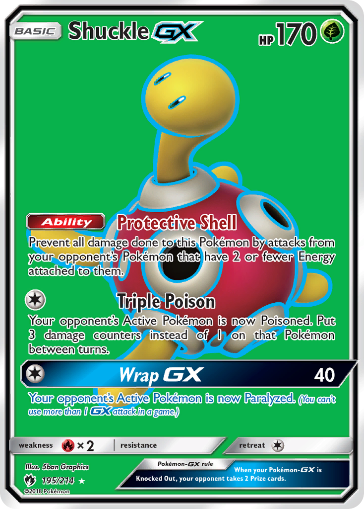 Shuckle GX (195/214) [Sun & Moon: Lost Thunder] | Good Games Cannington