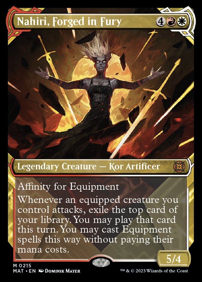 Nahiri, Forged in Fury (Showcase Halo Foil) [March of the Machine: The Aftermath] | Good Games Cannington