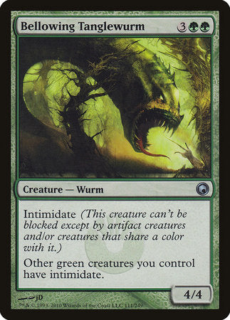 Bellowing Tanglewurm [Scars of Mirrodin] | Good Games Cannington