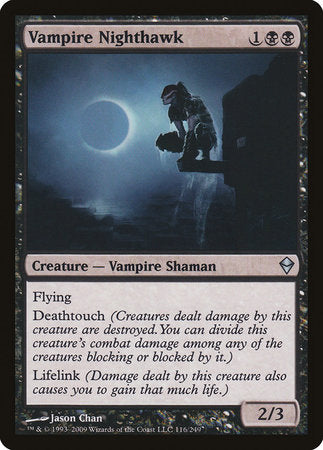 Vampire Nighthawk [Zendikar] | Good Games Cannington