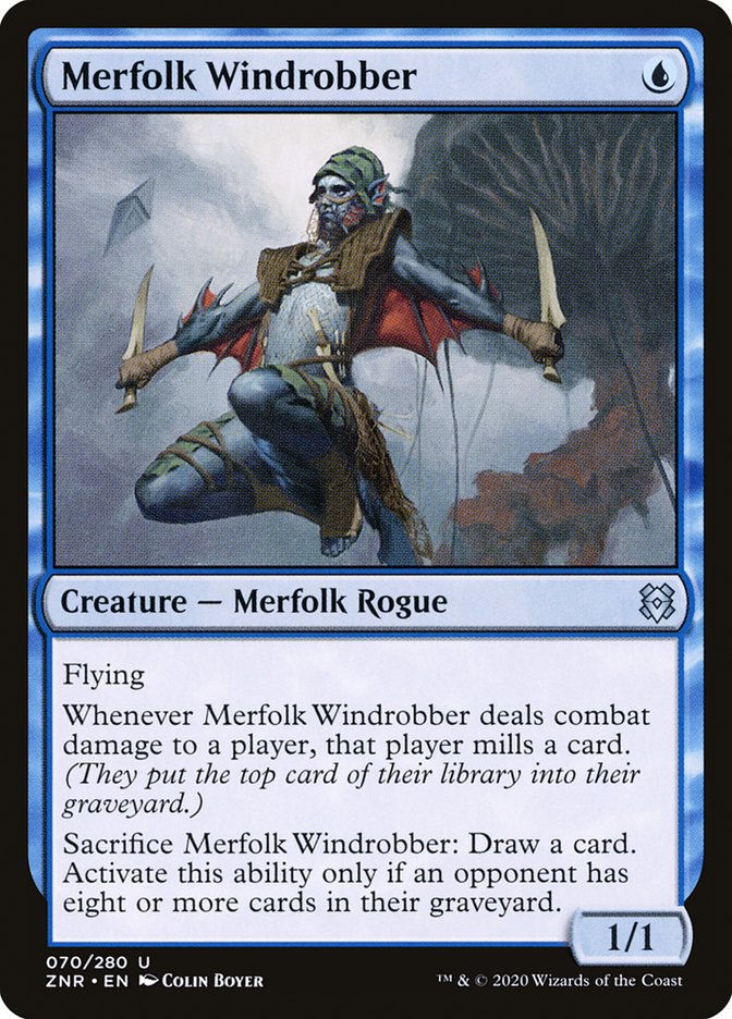 Merfolk Windrobber [Zendikar Rising] | Good Games Cannington