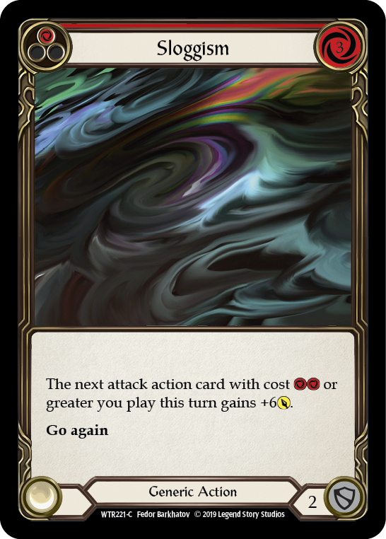 Sloggism (Red) [WTR221-C] Alpha Print Rainbow Foil | Good Games Cannington
