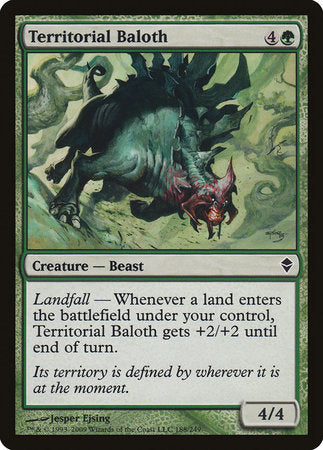 Territorial Baloth [Zendikar] | Good Games Cannington