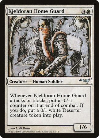 Kjeldoran Home Guard [Coldsnap Theme Decks] | Good Games Cannington