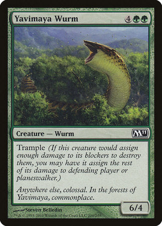 Yavimaya Wurm [Magic 2011] | Good Games Cannington