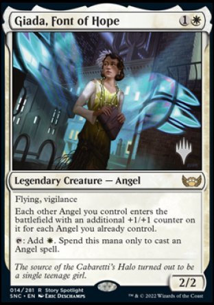 Giada, Font of Hope (Promo Pack) [Streets of New Capenna Promos] | Good Games Cannington