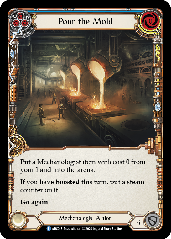 Pour the Mold (Blue) [U-ARC016] Unlimited Rainbow Foil | Good Games Cannington