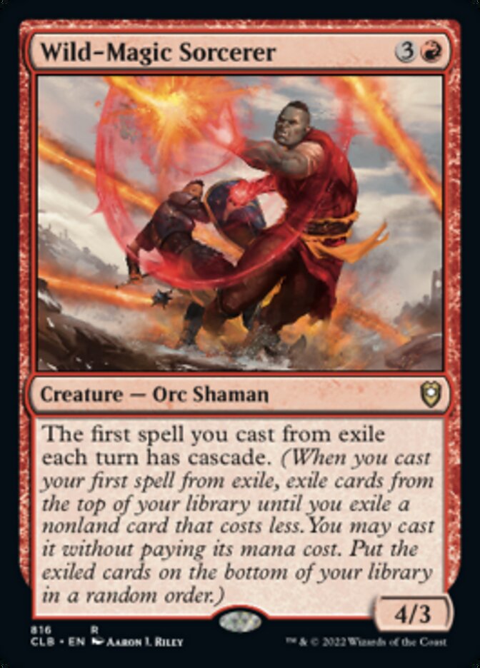 Wild-Magic Sorcerer [Commander Legends: Battle for Baldur's Gate] | Good Games Cannington