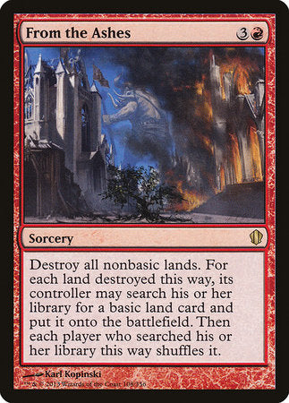 From the Ashes [Commander 2013] | Good Games Cannington