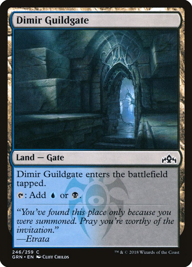Dimir Guildgate (246/259) [Guilds of Ravnica] | Good Games Cannington