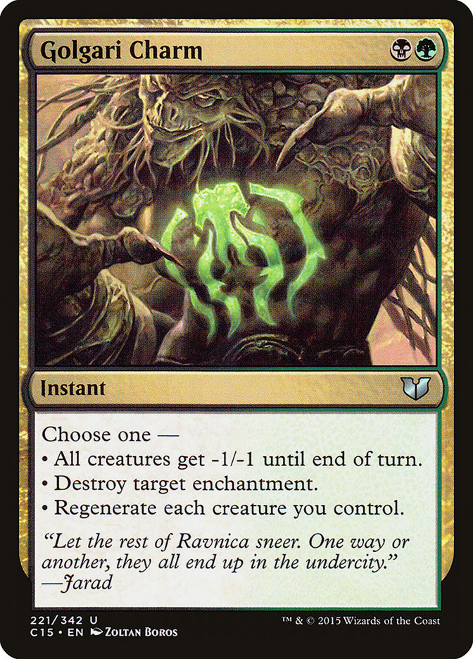 Golgari Charm [Commander 2015] | Good Games Cannington