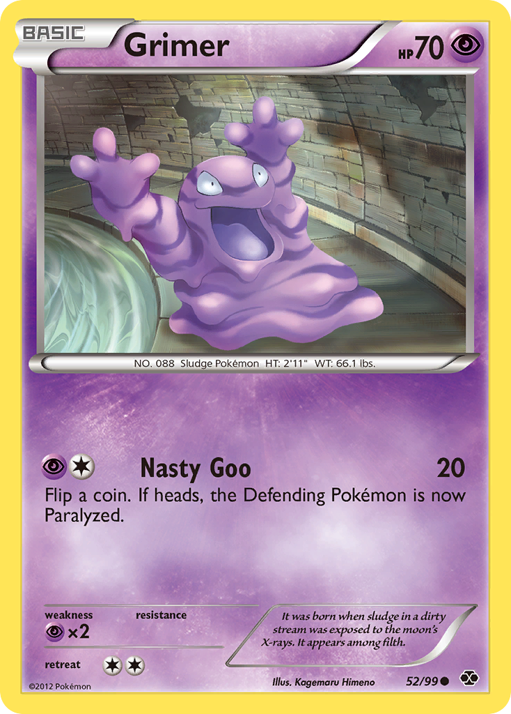 Grimer (52/99) [Black & White: Next Destinies] | Good Games Cannington