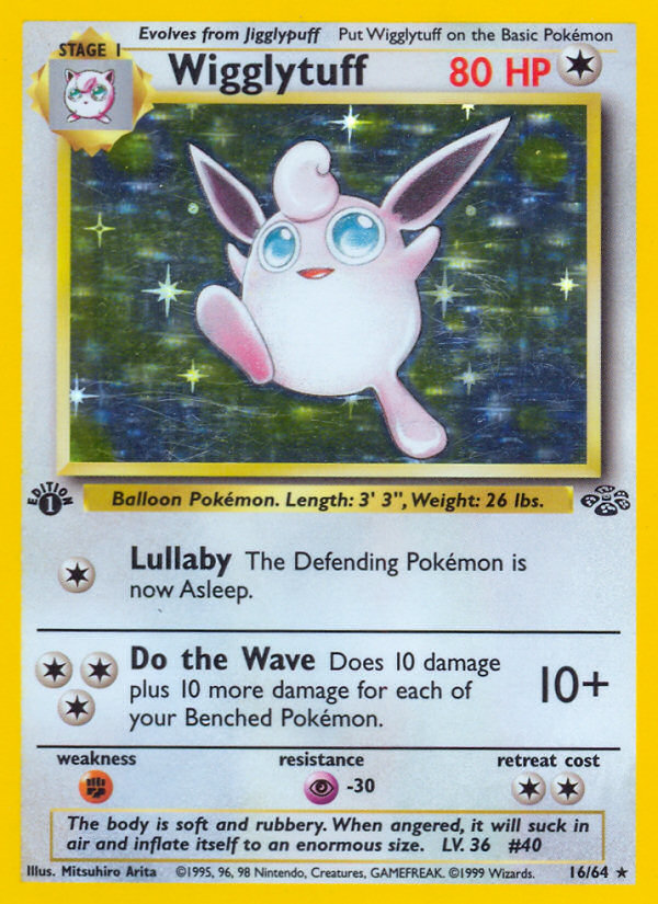 Wigglytuff (16/64) [Jungle 1st Edition] | Good Games Cannington