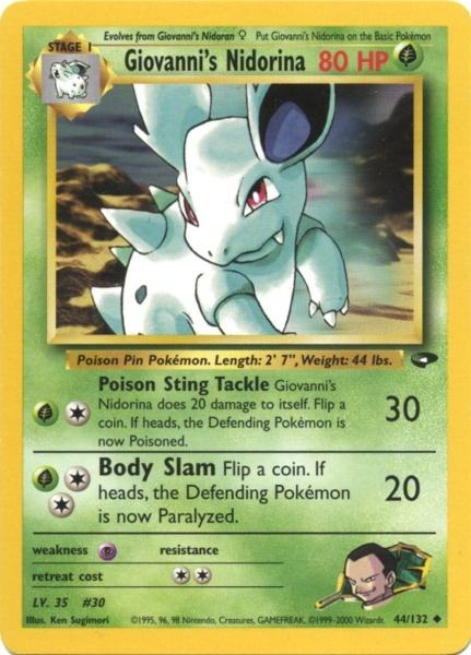 Giovanni's Nidorina (44/132) [Gym Challenge Unlimited] | Good Games Cannington