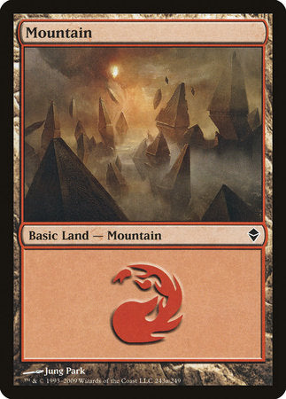 Mountain (243a) [Zendikar] | Good Games Cannington