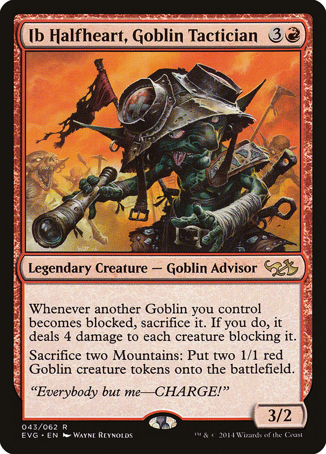 Ib Halfheart, Goblin Tactician (Elves vs. Goblins) [Duel Decks Anthology] | Good Games Cannington