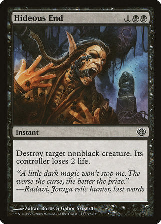 Hideous End [Duel Decks: Garruk vs. Liliana] | Good Games Cannington