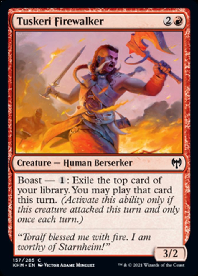 Tuskeri Firewalker [Kaldheim] | Good Games Cannington