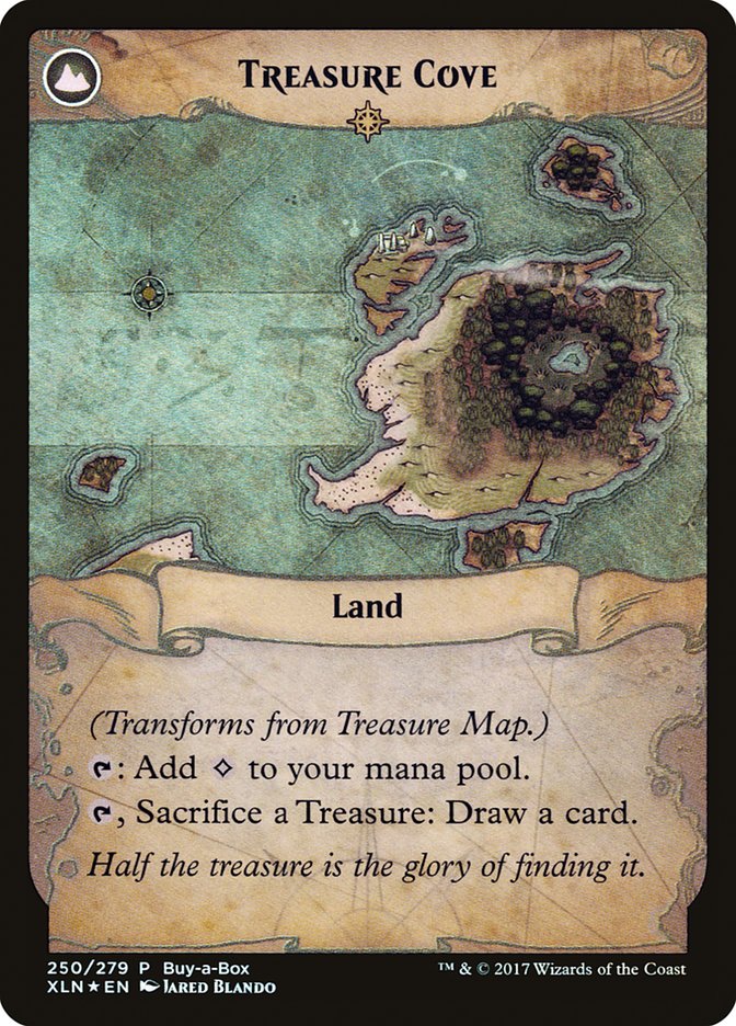 Treasure Map // Treasure Cove (Buy-A-Box) [Ixalan Treasure Chest] | Good Games Cannington