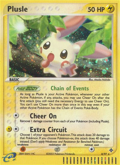 Plusle (8/97) [EX: Dragon] | Good Games Cannington